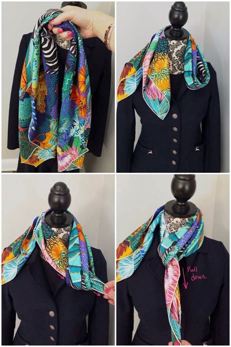 best ways to wear hermes scarf|hermes scarf tying instructions.